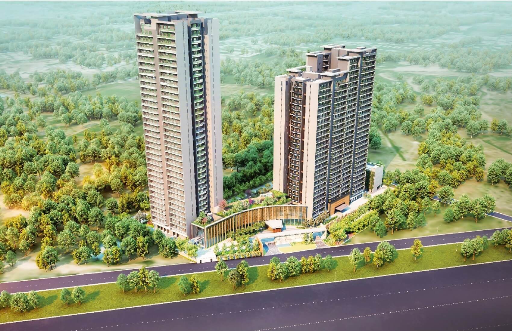 Krisumi Waterfall Residences: A Luxurious Haven on Dwarka Expressway